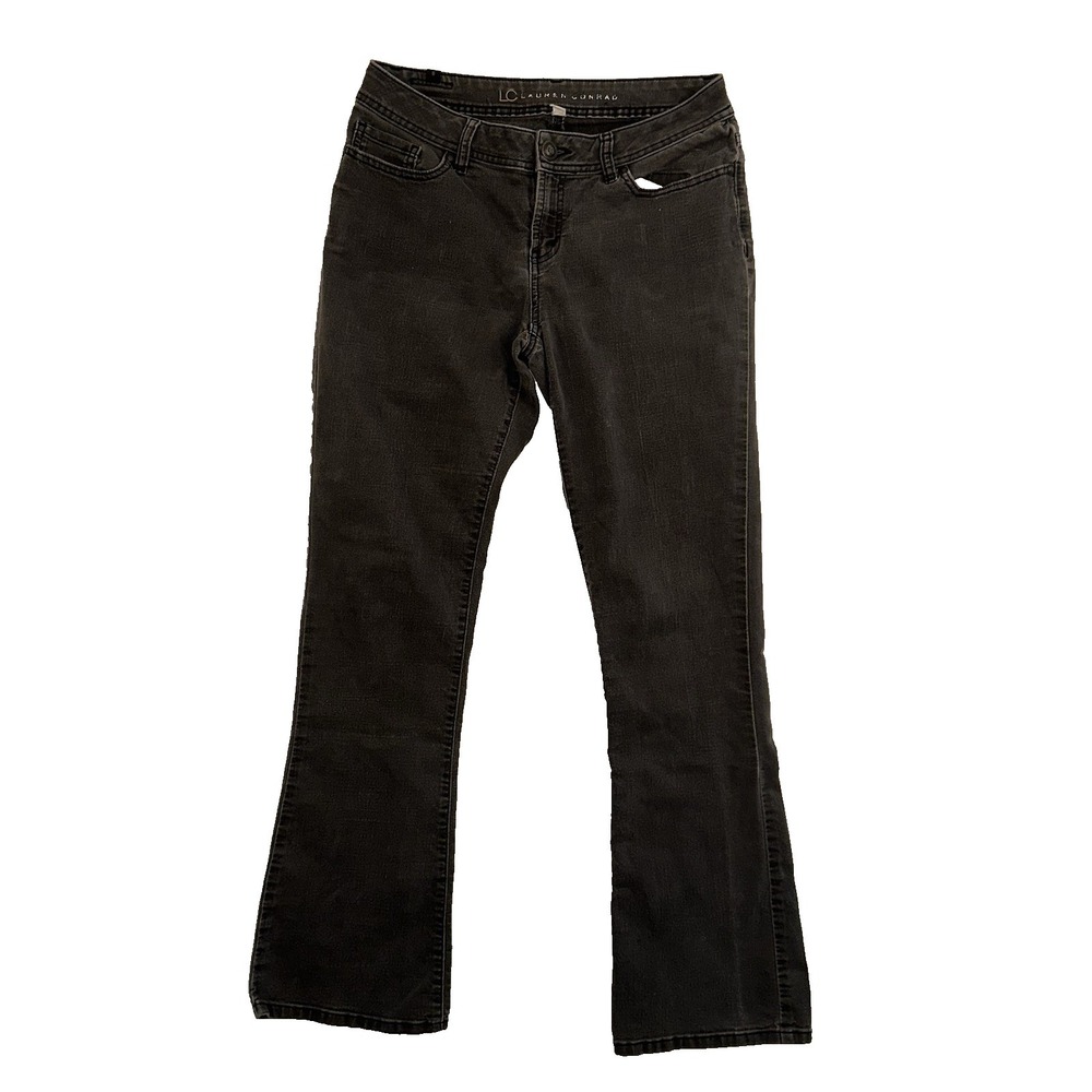 Lauren Conrad Jeans Womens 8 Black High Rise Skinny Stretch Denim‎